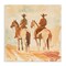 Stupell Industries Western Watercolor Cowboys Left Canvas, design by Petal Prints Design